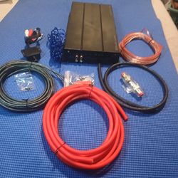 Merlon Audio Car Amplifier with Wiring Kit