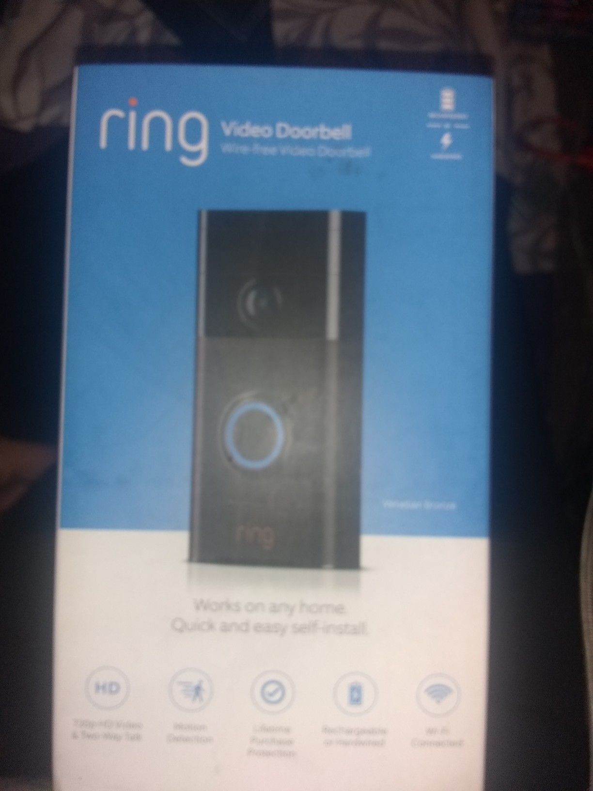 Ring video doorbell