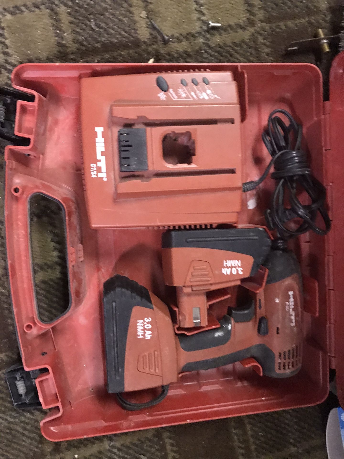 Hilti Impact drill with two battery
