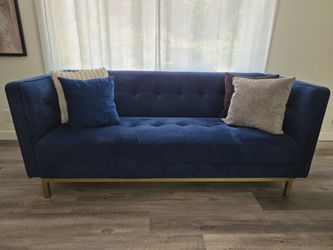 Modern velvet  sofa set