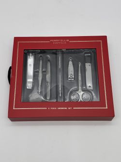 Perry Ellis Portfolio 6-Piece Grooming Set with Hard Case