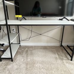 Computer Table With Shelf