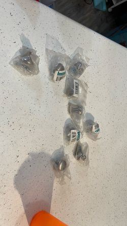 9 silver drawer pulls new Laurey
