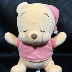 Tomy Disney Winnie the Pooh Plush Womb Bear Infant Baby Soothing Heartbeat