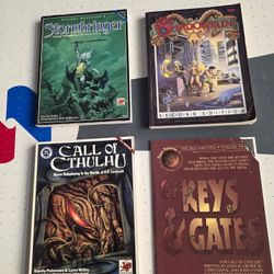 Role Playing Rule Books-Cthulu, Shadowrun,Stormbringer