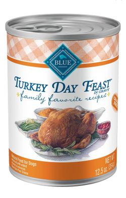 Blue Buffalo Turkey Day Feast In Gravy Family Favorite Recipes Grain-free Wet Dog Food 12.5oz