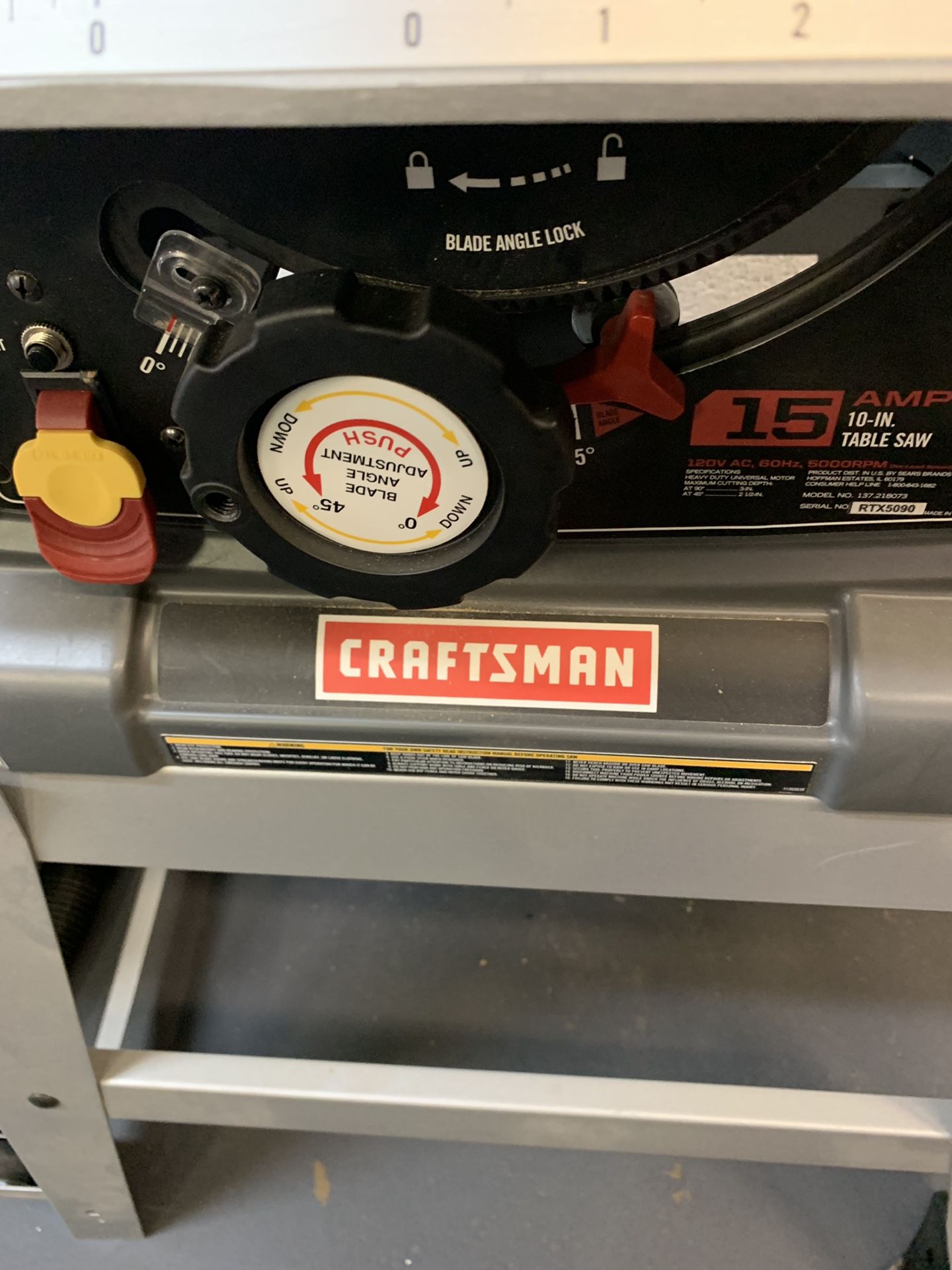 Craftsman Table Saw