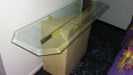 Glass table