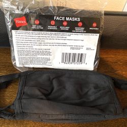 50 Pack Hanes Daily Face Masks Cover reusable facemask