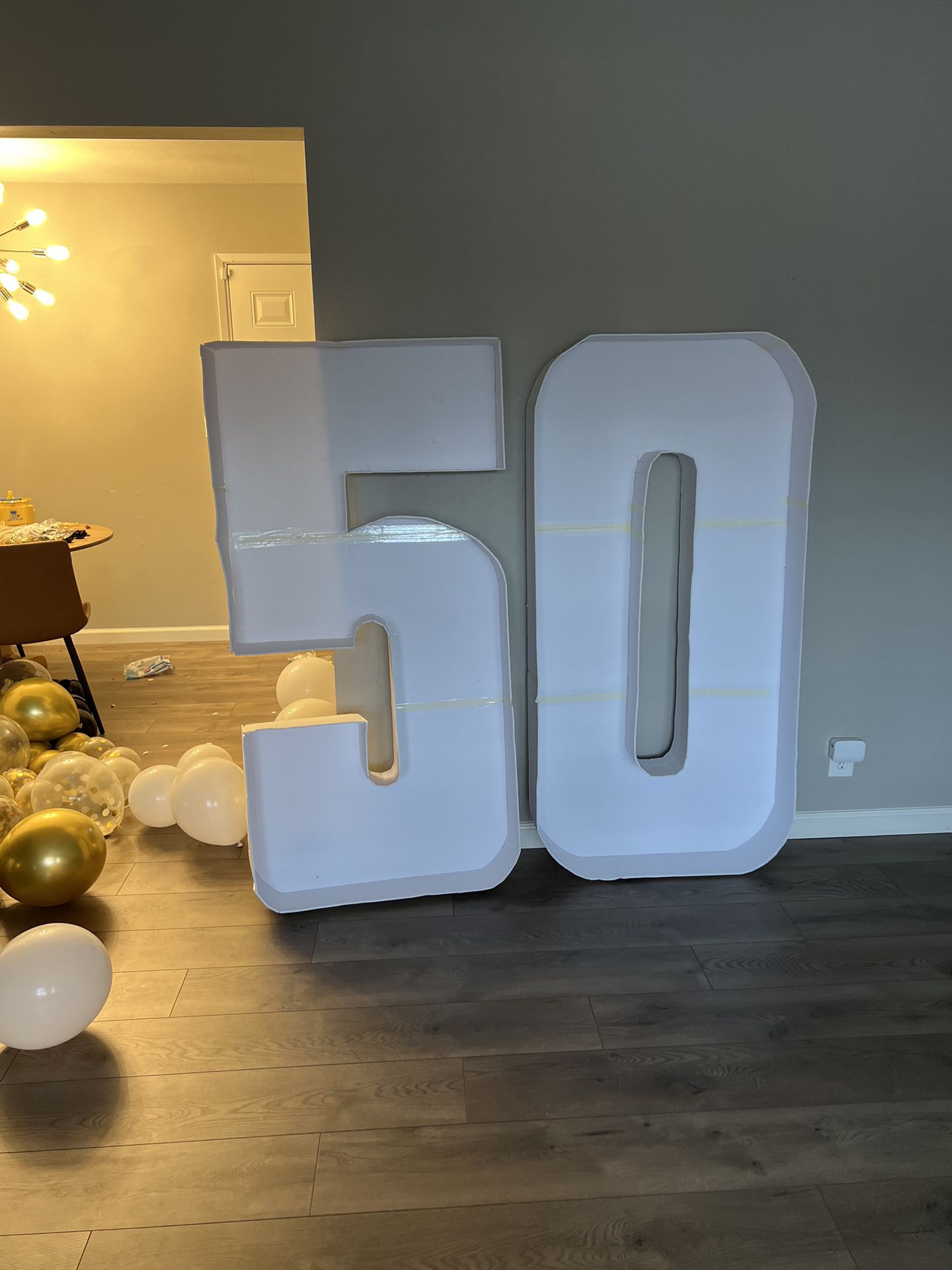 Letters And Numbers 5ft Tall Party Decor