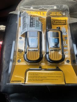 Dewalt Heavy Duty Walkie Talkie DXFRS800 NEW! 