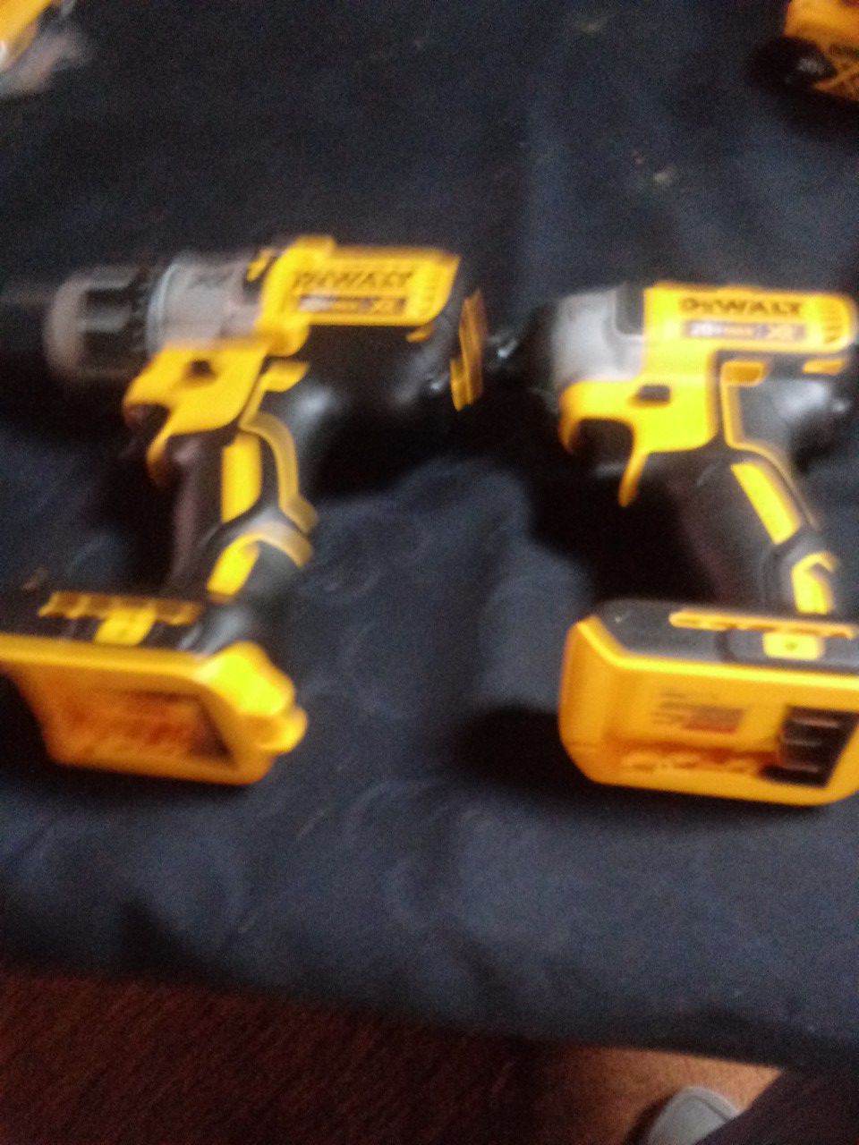 Dewalt 20 volt xr brushless hammer drill 3 speed and a brushless 3 speed inpack driver tools only