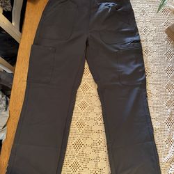 Gray women’s scrub pants