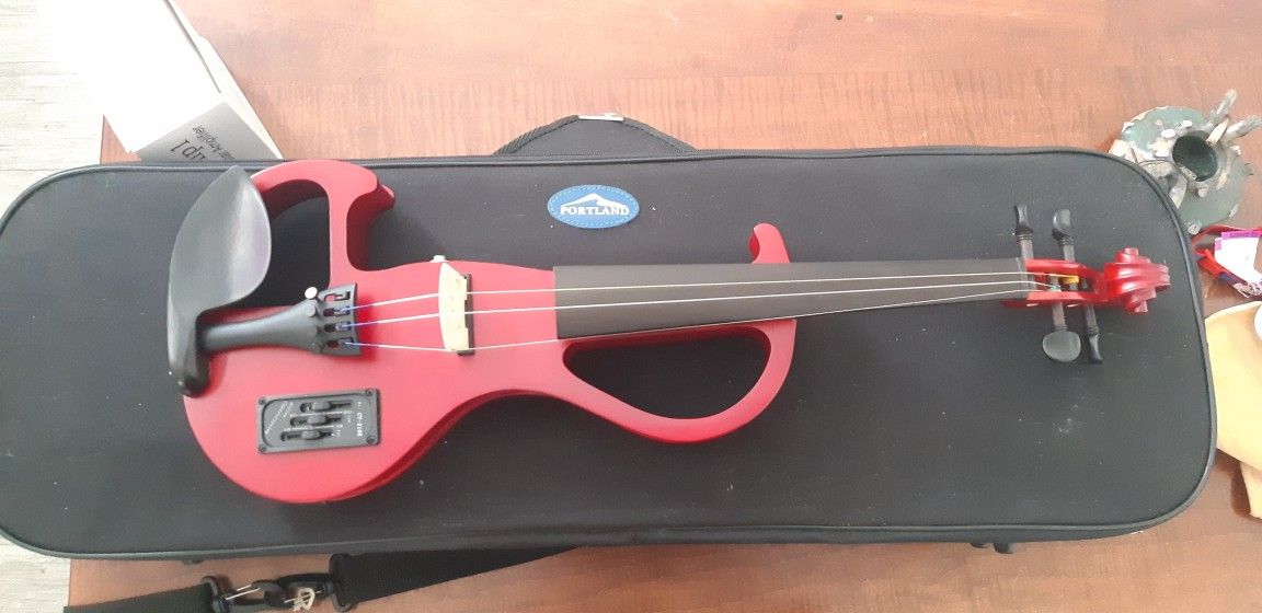 Ricard Bunnel Edge 4 String Electric Violin And Mini Amp