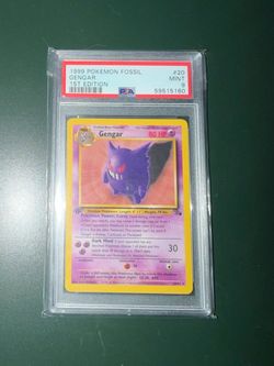 Gengar 1st Edition Fossil PSA 9