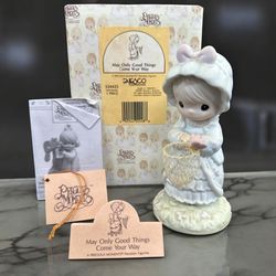 Enesco 1990 Precious Moments May Only Good Things Come Your Way 524425