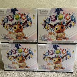 FS/FT 4x Sealed Prismatic Evolutions ETBs