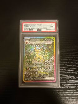 Leafeon Ex SIR PSA graded MINT 9