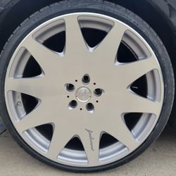 22" New Staggerd MRR HR3 Wheels & New Tires For LEXUS LS460 L 2015