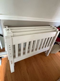 FREE TWO twin white beds