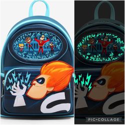 NEW! Disney Parks Incredibles Loungefly Mini Backpack NWT