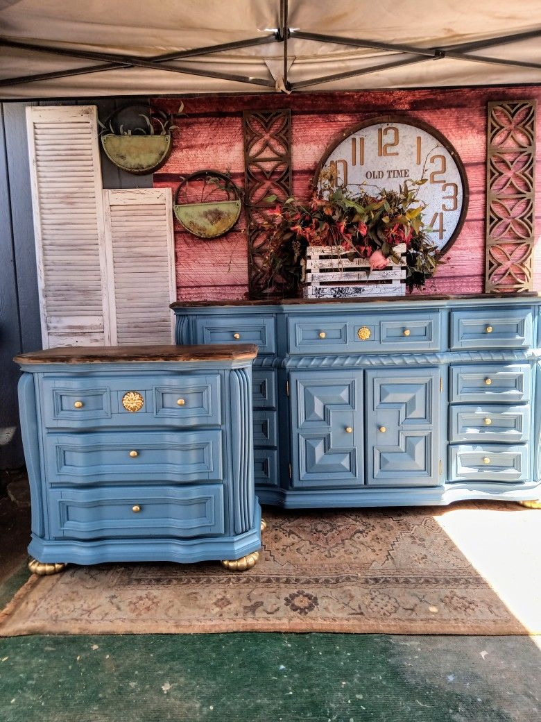 Blue Big Dresser Set