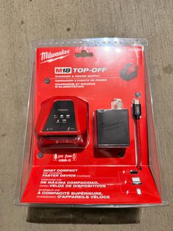 Milwaukee M18 18V Lithium-Ion TOP-OFF Charger & Power Supply (Tool-Only)