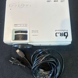 🎥 DR. J Professional HI-04 Mini Projector + 100” Projection Screen & Accessories