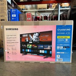 43” Samsung Crystal UHD Smart TV Brand New In Box 