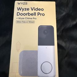 Wyze Video Door Bell W/ Chime Pro