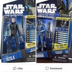 Pre Vizsla & Mandororian Warrior Star Wars