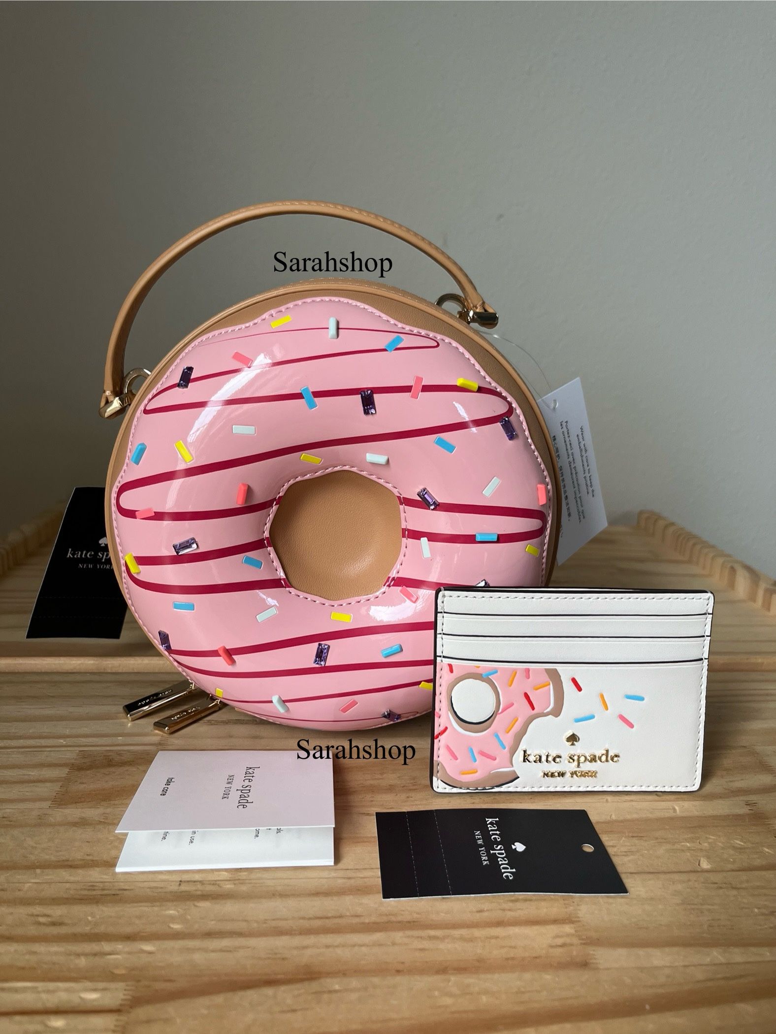 Kate Spade 3D donut crossbody  Set