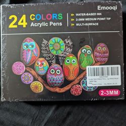 24 Pack Of Acrylic Paint Markers 