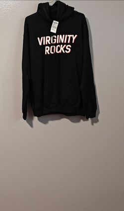Danny Duncan Virginity Rocks Black Graphic Pullover Hoodie Size: M