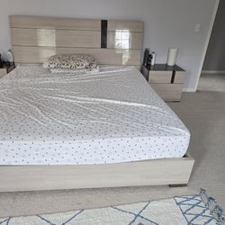 For Sale: Luxury Italian California King Bedroom Set – Like New