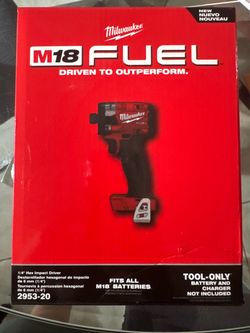 Milwaukee 1/4 hex impact driver 2953-20