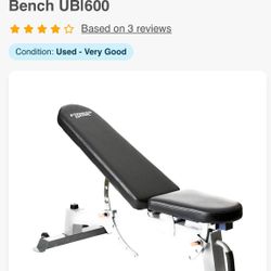 Fitness Gear Weight Bench For Home Gym Excellent Condition 