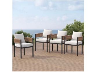 ❤️‍🔥 Grand patio Outdoor Dining Chairs Set of 4