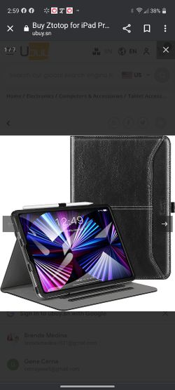 Ztotop for iPad Pro 11-inch Case 3rd Generation, iPad Pro 11 Case 2021, Premium Leather Folio Stand Case Cover