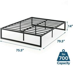 14-Inch King Size Bed Frame