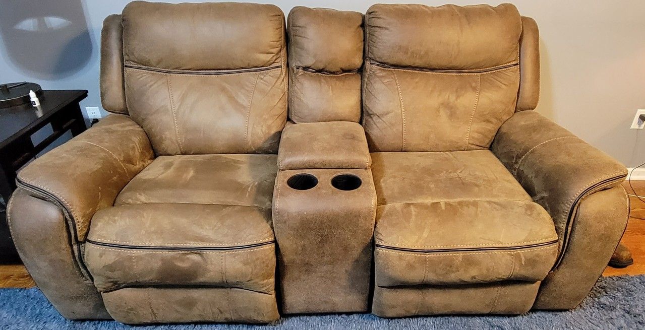 Power Loveseat And Couch Set