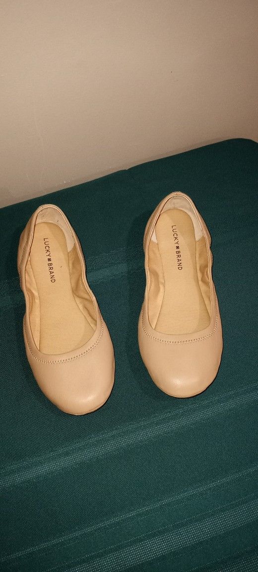 Lucky Brand Emmie Ballet leather flats Size 8