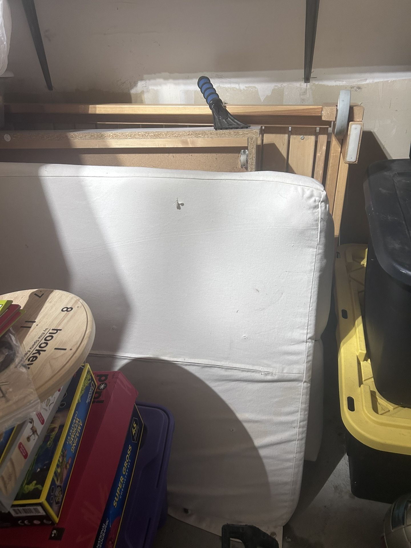 Ikea Futon, Similar To Picture Below But White Padding