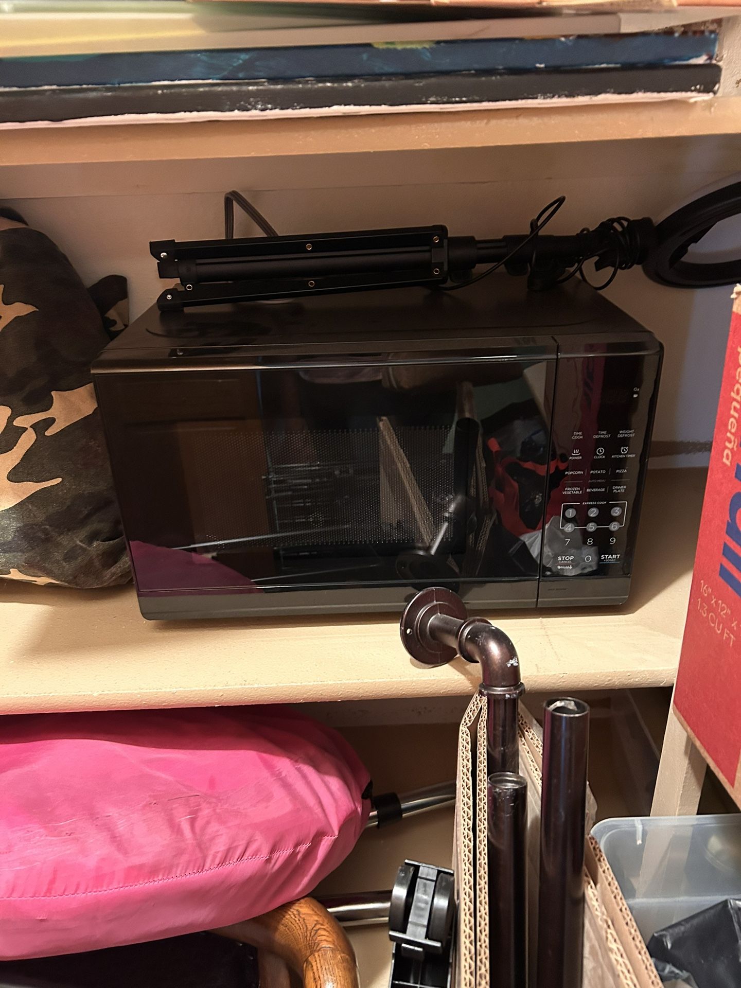 Small Black Microwave