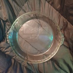 PYREX Pie / Cake Plate - Vintage HIGH Quality Made In USA Cookware Bakeware Kitchen Bake Cook