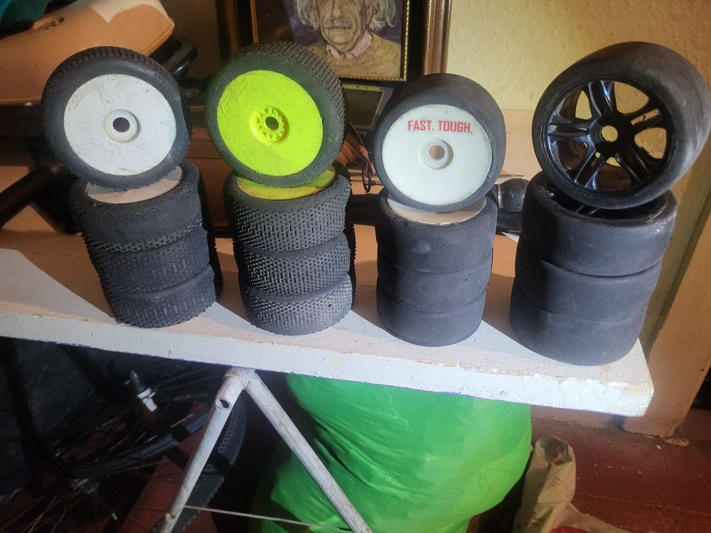 Rc Car Tires And Rims Used
