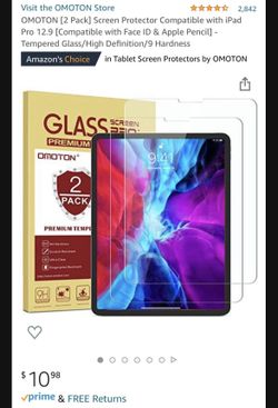 iPad Pro 5th Generation - Screen Protector (1 Sheet)