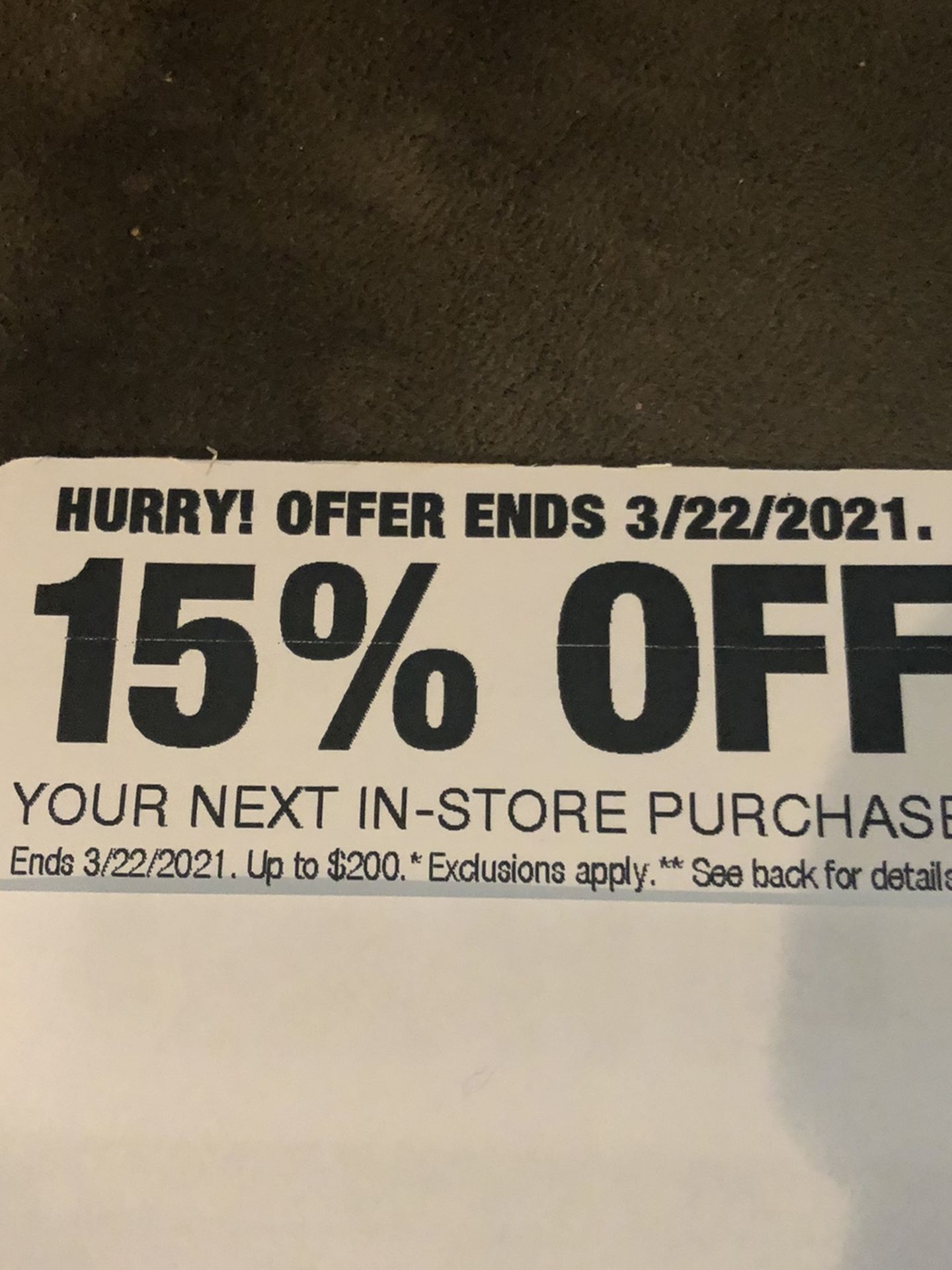 Home Depot Coupon
