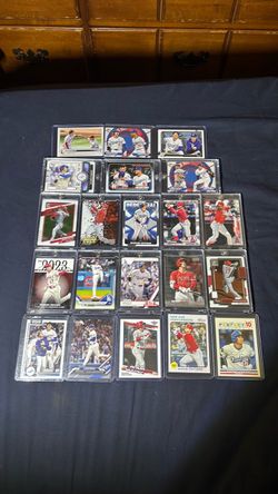 Shohei Ohtani 21 card lot, all different I’ll clean