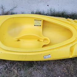 Adult Tiger Shark Yellow Kayak